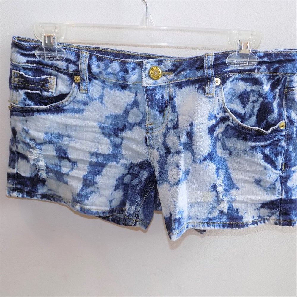 ZCO Premium Denim Jeans Bleached Out Shorts Size 9